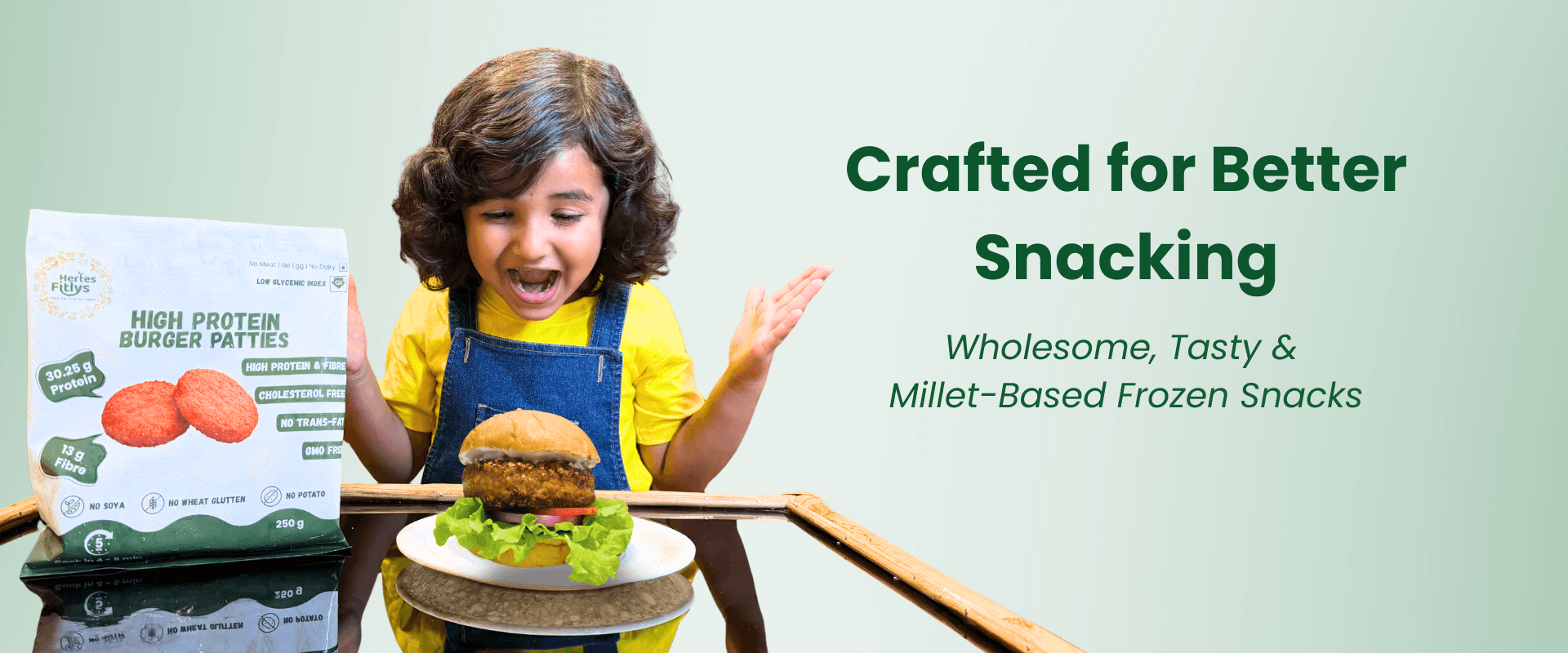 hertes fitlys millet based frozen snacks  